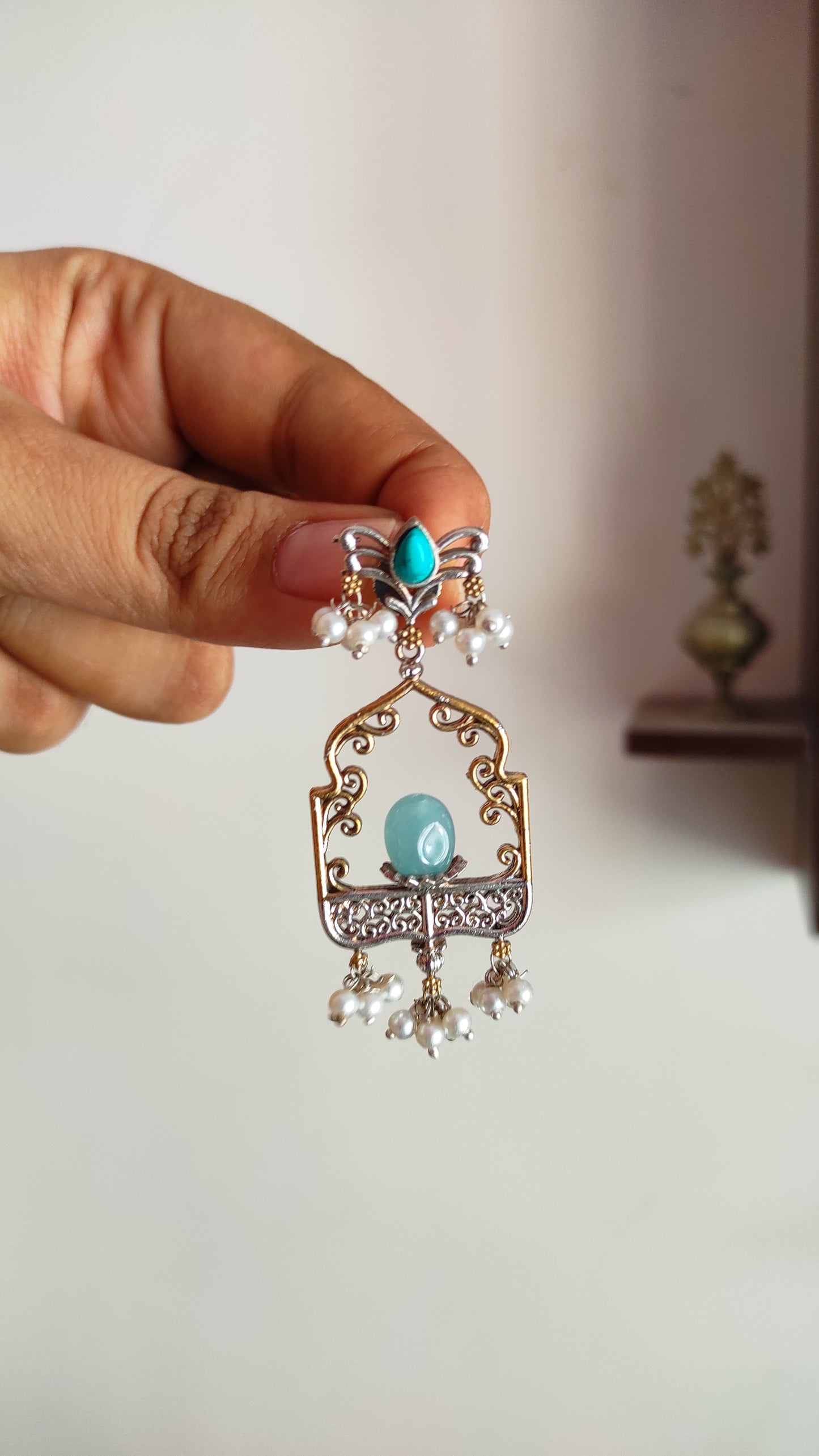 Riya dualtone earrings