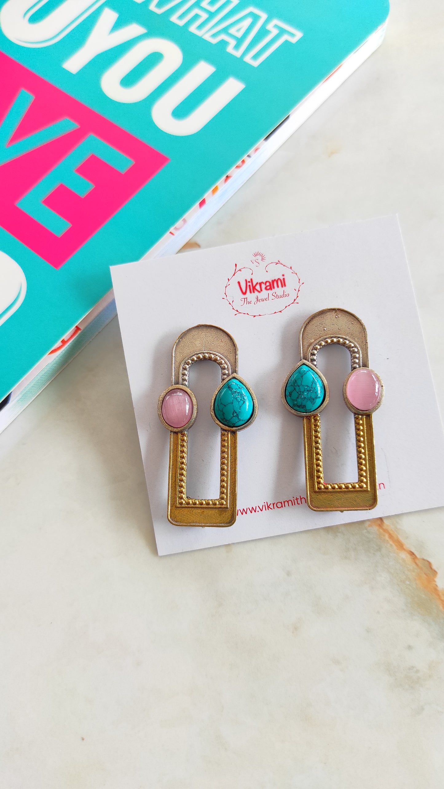 Zarokha dualtone studs