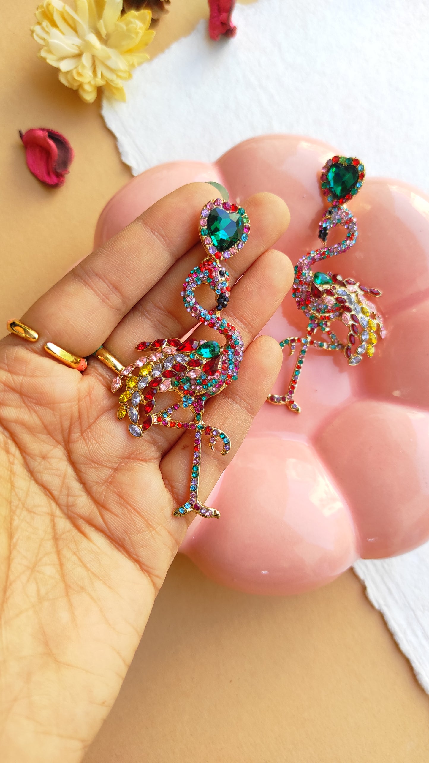 Quirky Flamingo Earrings