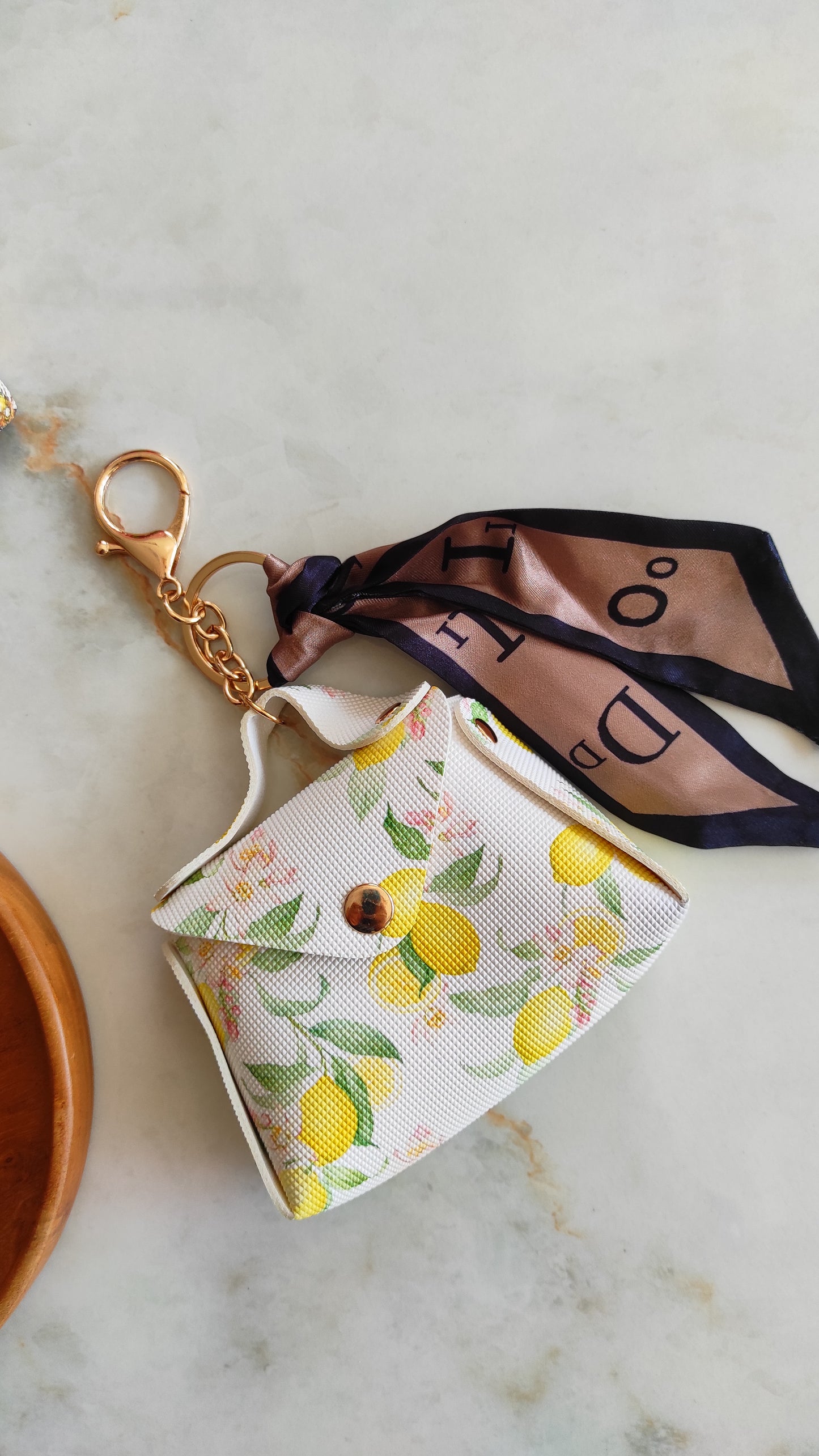 Quirky Citrus Bag Charm Key Chain 001