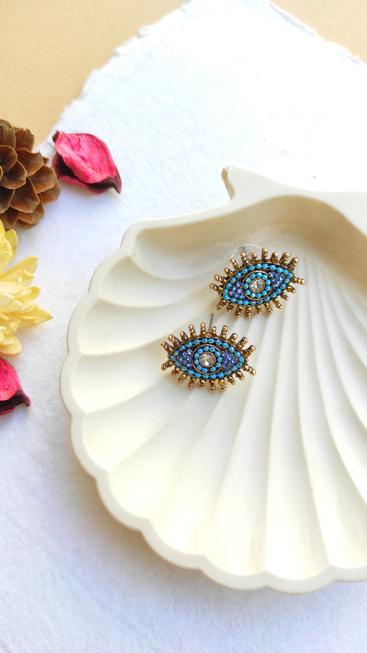 Quirky Evil Eye Earrings