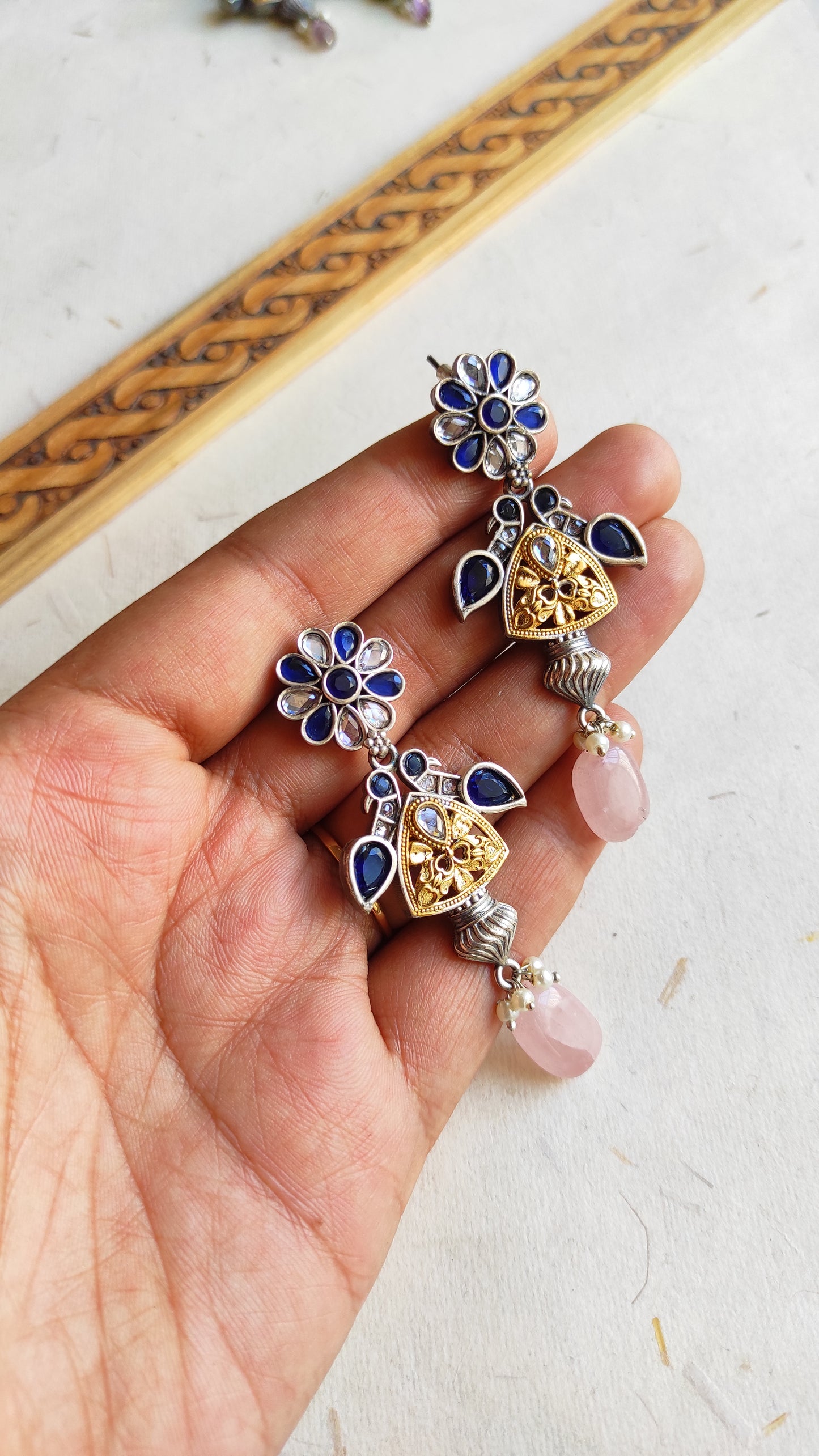 Prachi dualtone earrings