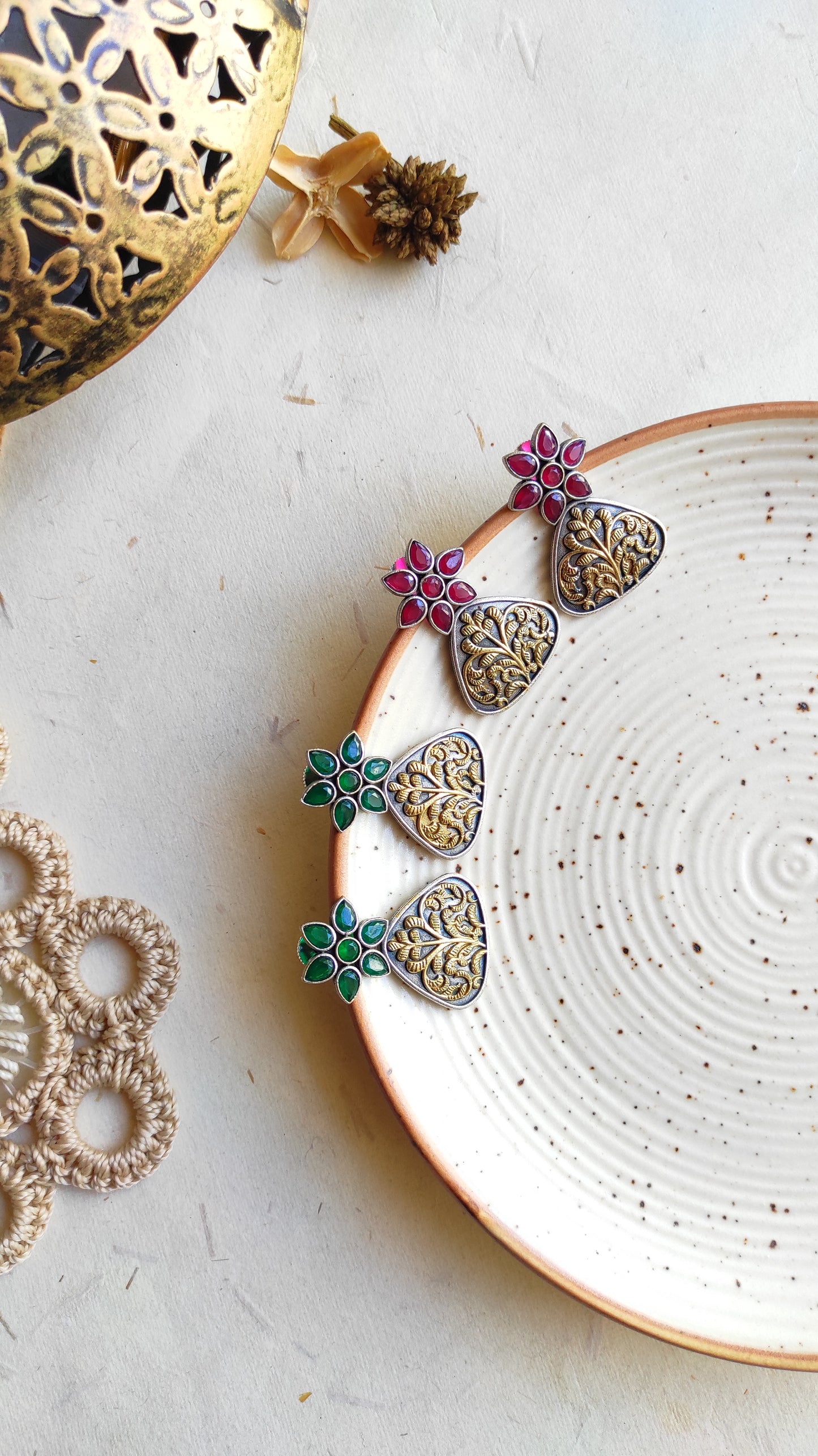 Suruchi dualtone earrings DTE2