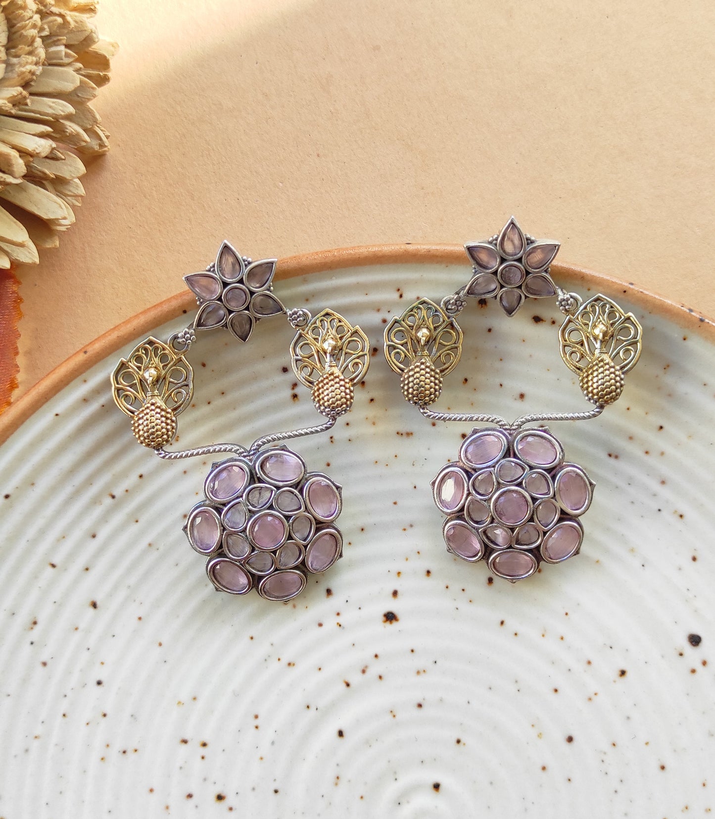 Dharini dualtone earrings