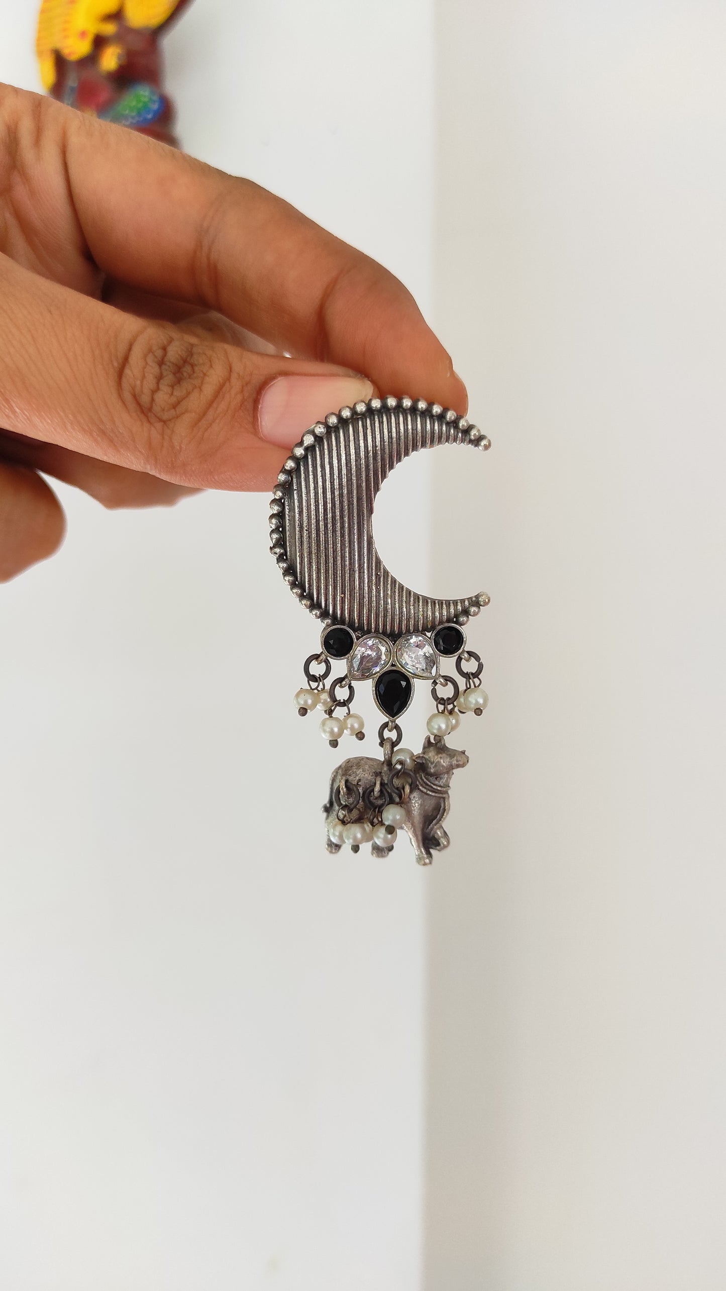 Nandi chand earrings