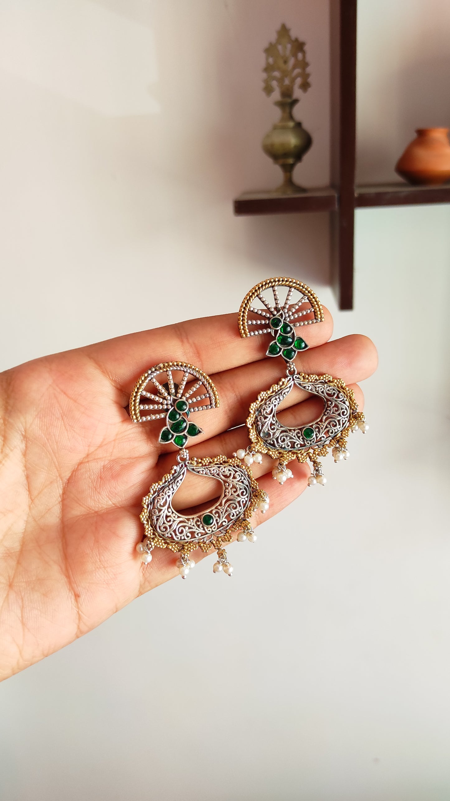 Ragini dualtone earrings DTE1