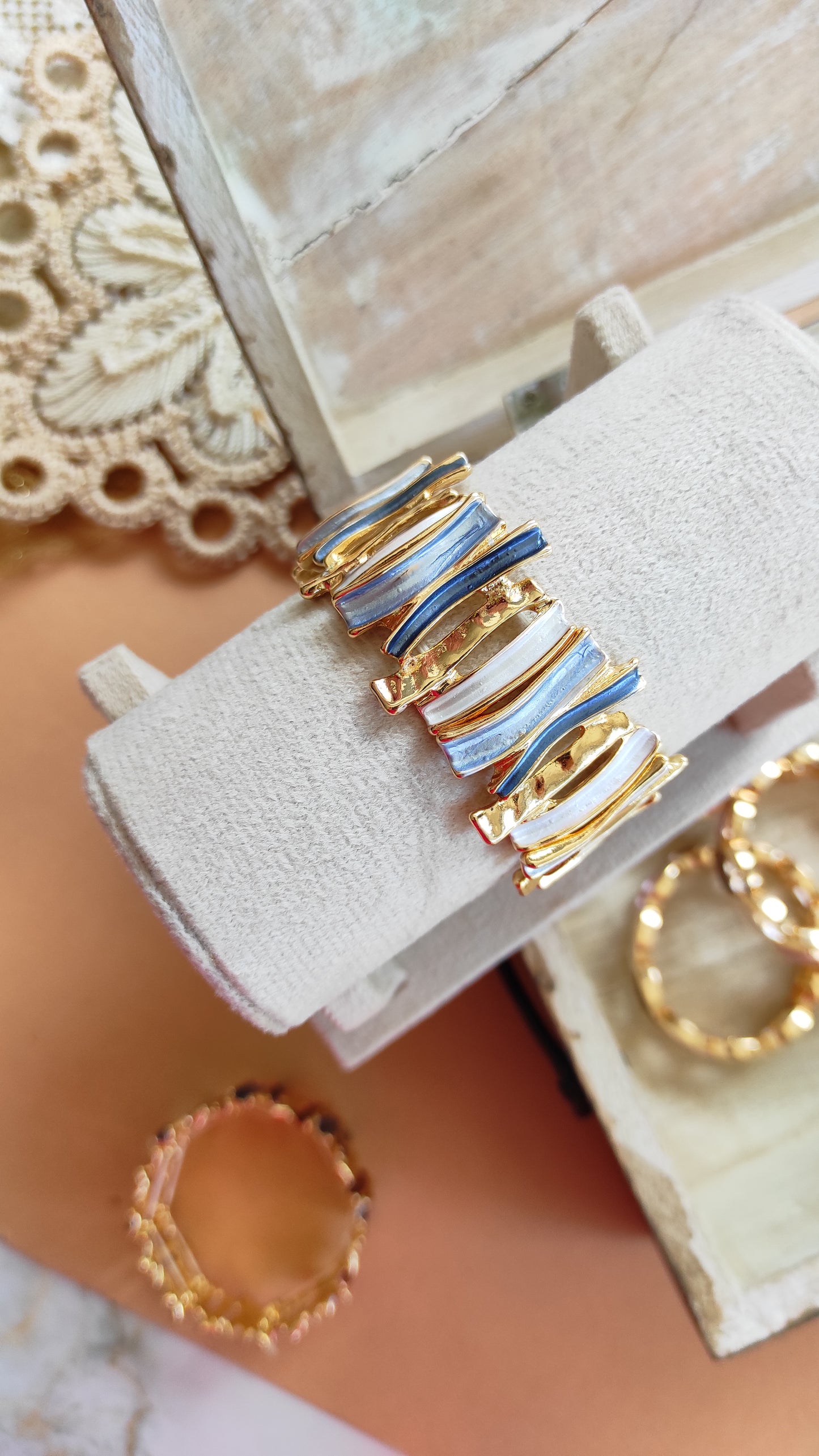 Elaine stripy bracelet