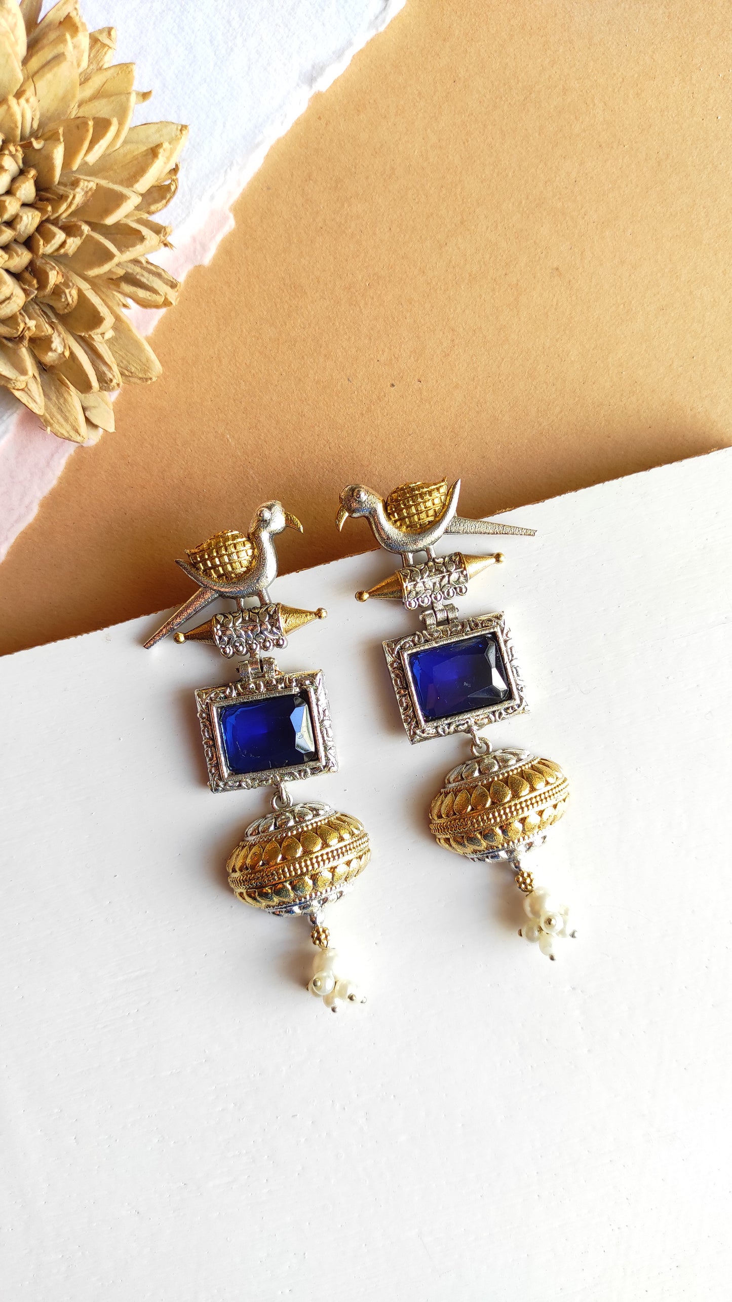 Mohini dual tone earrings