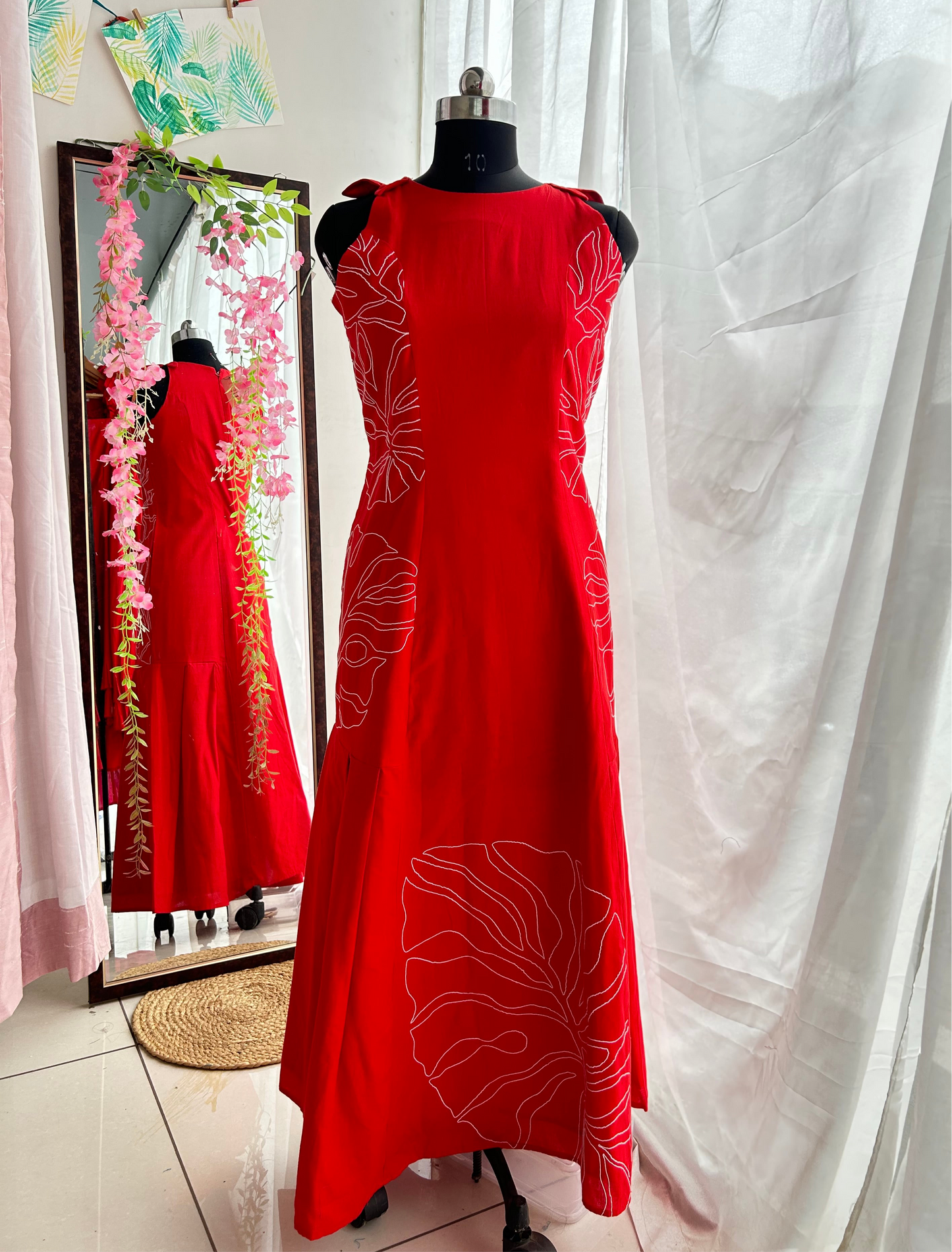 Esmarelda Embroidered Princess A line Dress