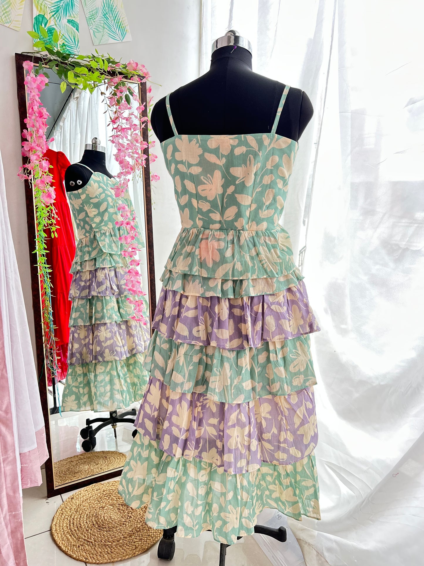 Purple Green Chelsea Skirt