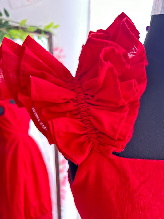 Red Camille Dress