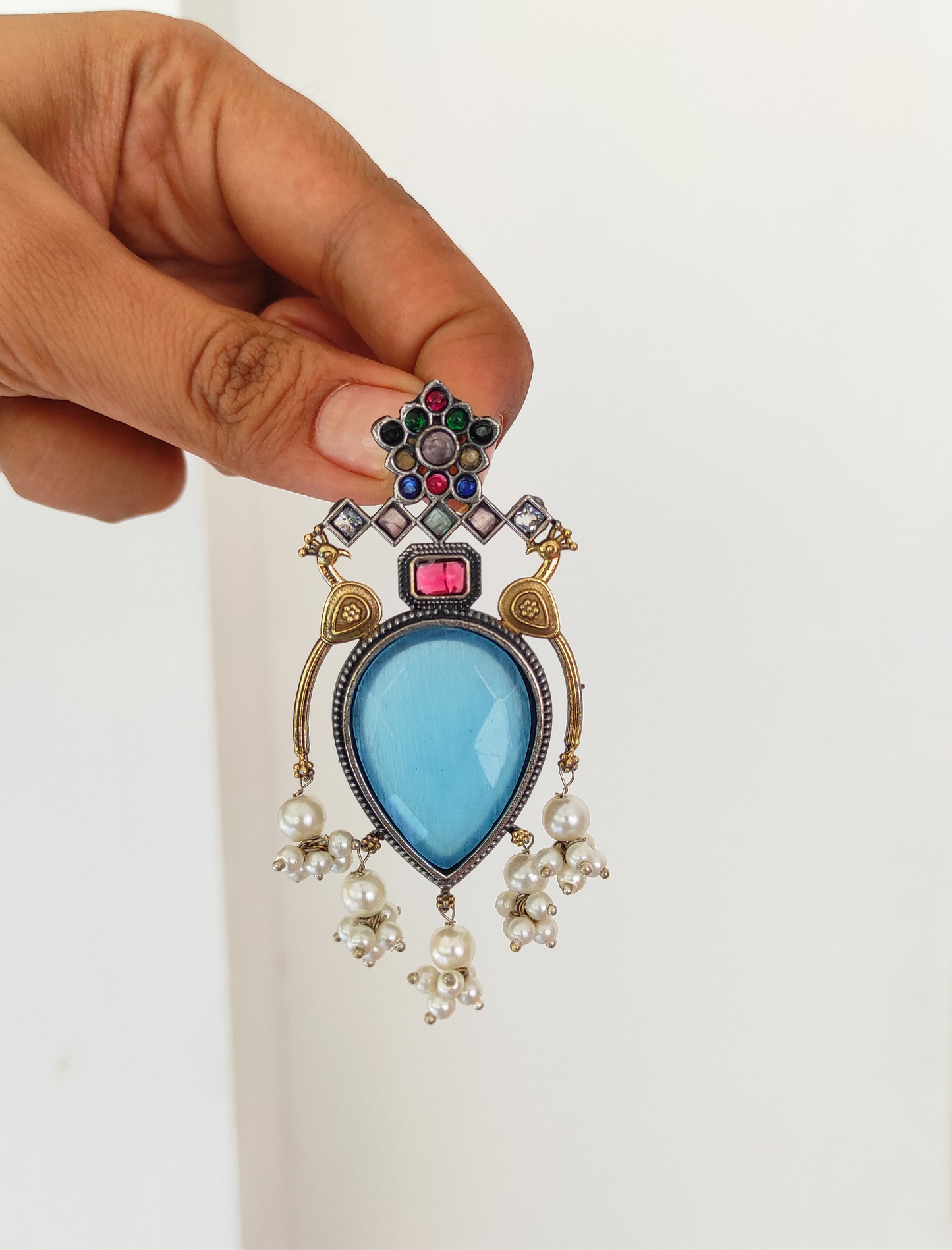 Neelima dual tone earrings