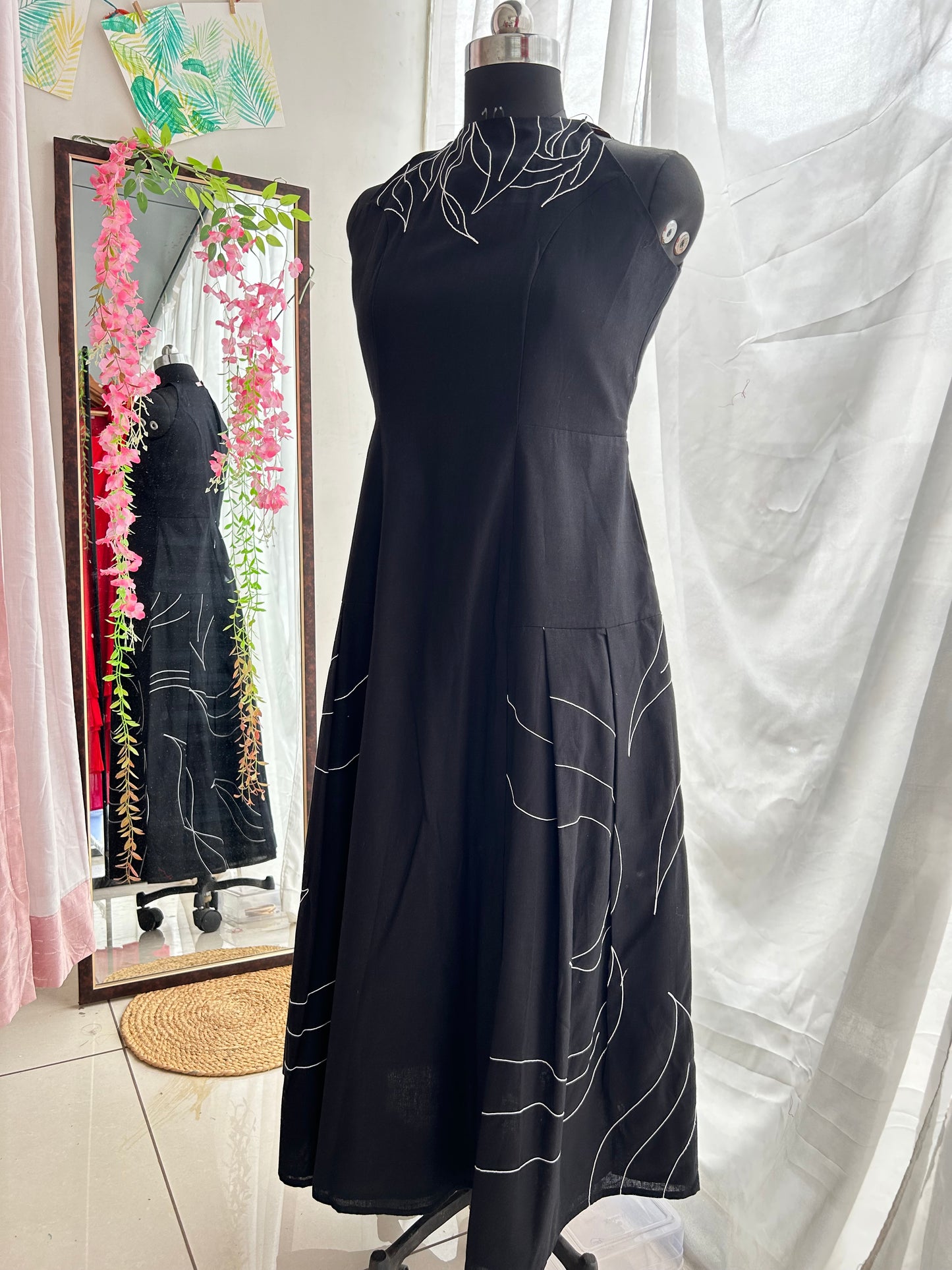 Elsa Embroidered Princess A line Dress