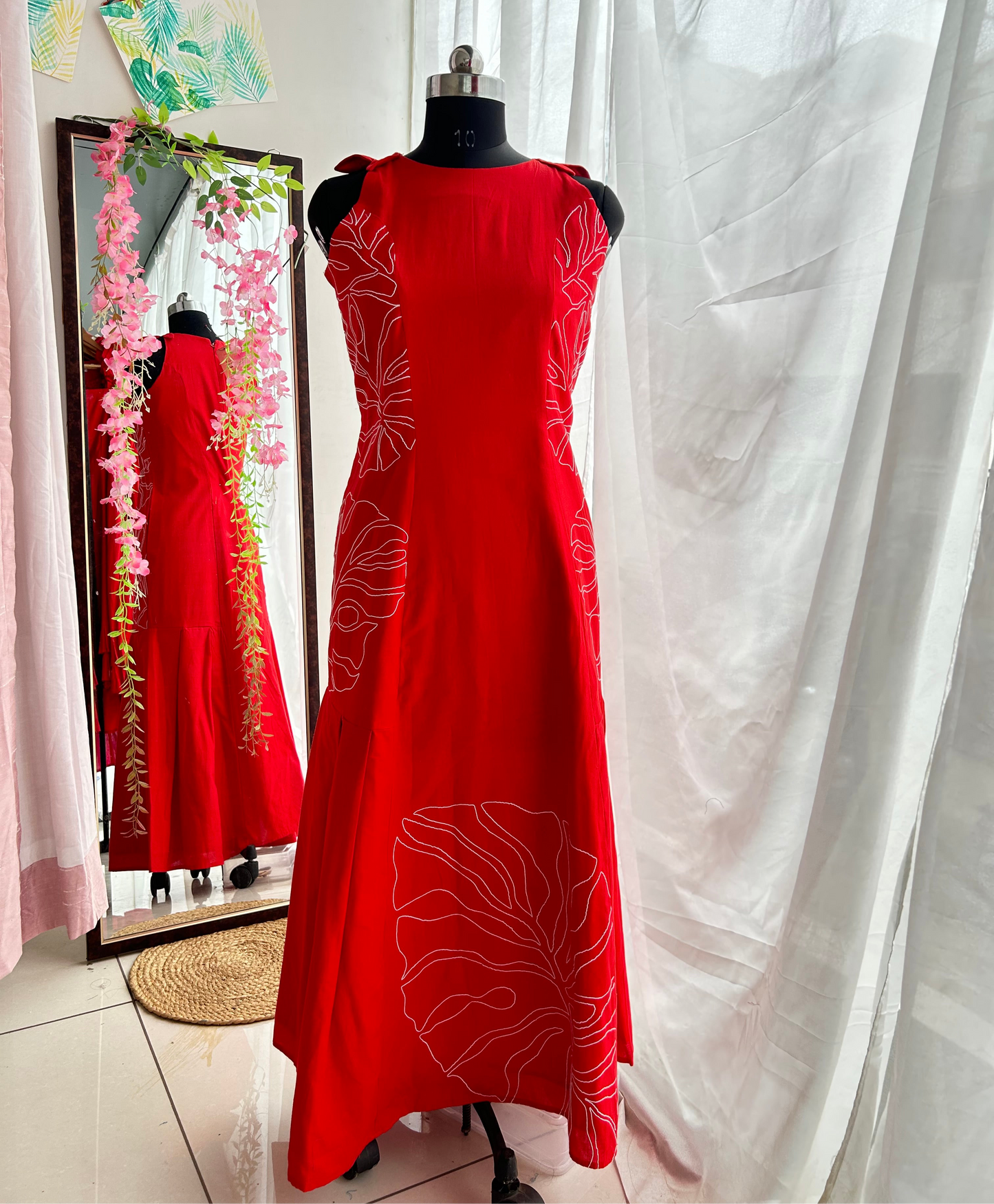 Esmarelda Embroidered Princess A line Dress