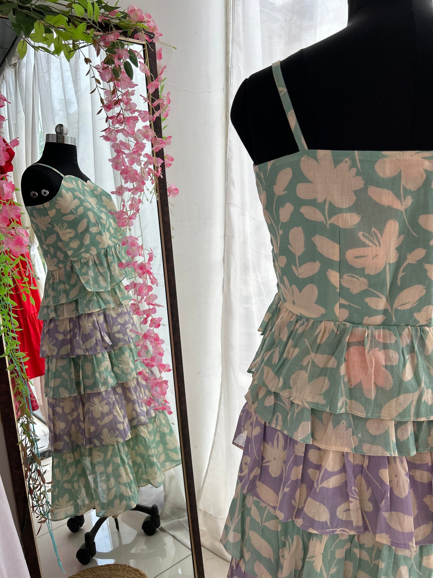 Purple Green Chelsea Skirt