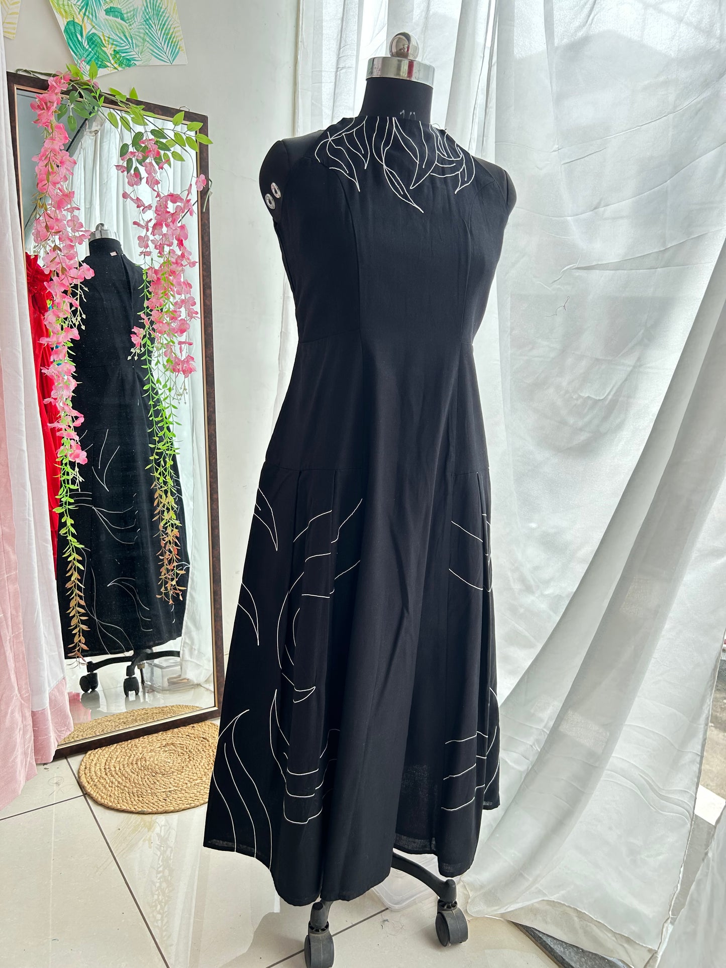 Elsa Embroidered Princess A line Dress