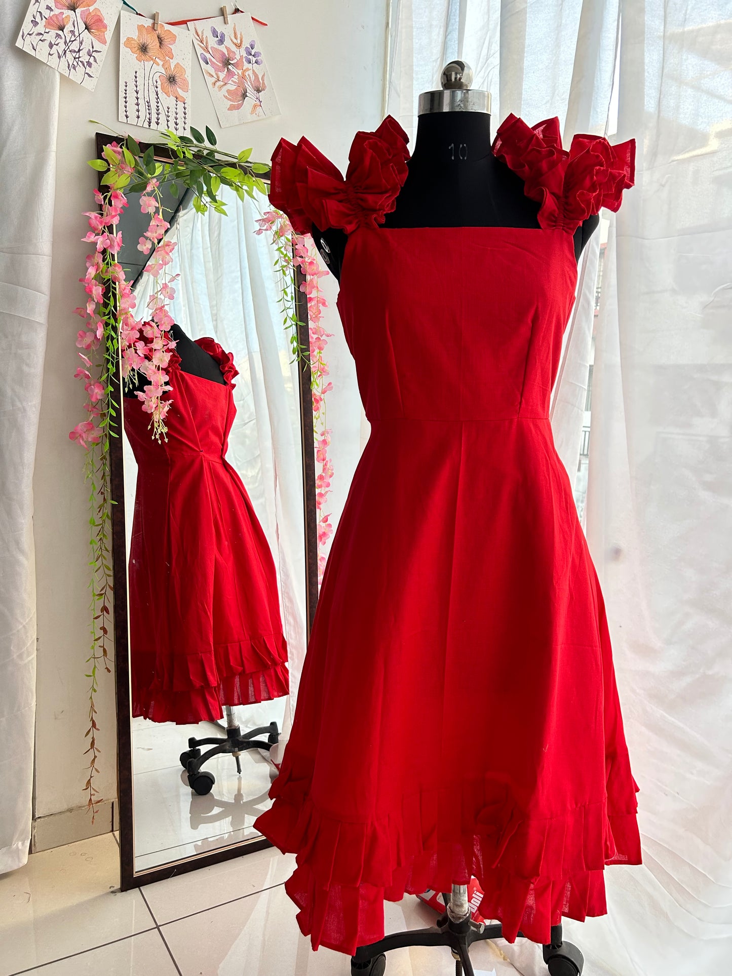 Red Camille Dress