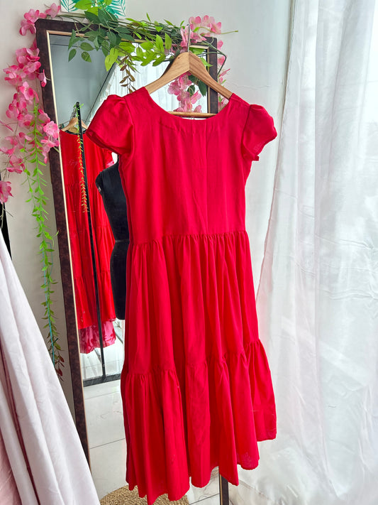 Summery Peach Dress