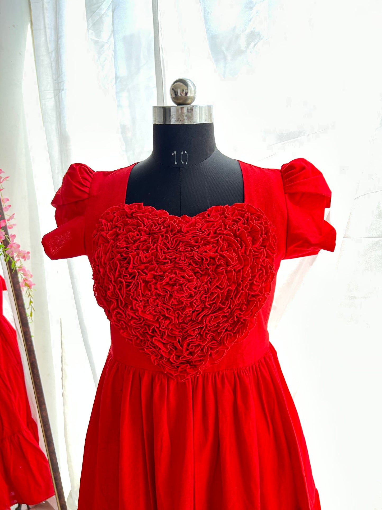 3 Tiered Red Heart Dress