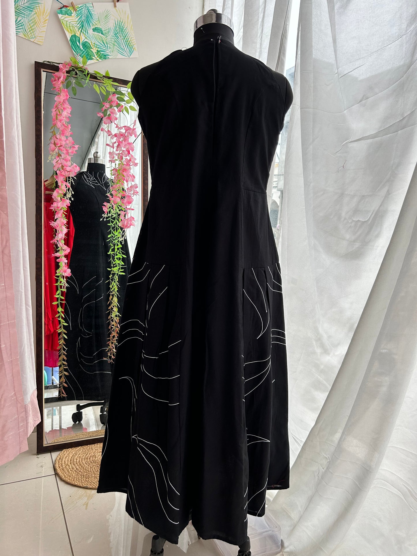 Elsa Embroidered Princess A line Dress