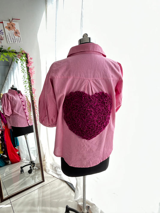 Pura Dil / Heart (Light Pink - Purple) Shirt