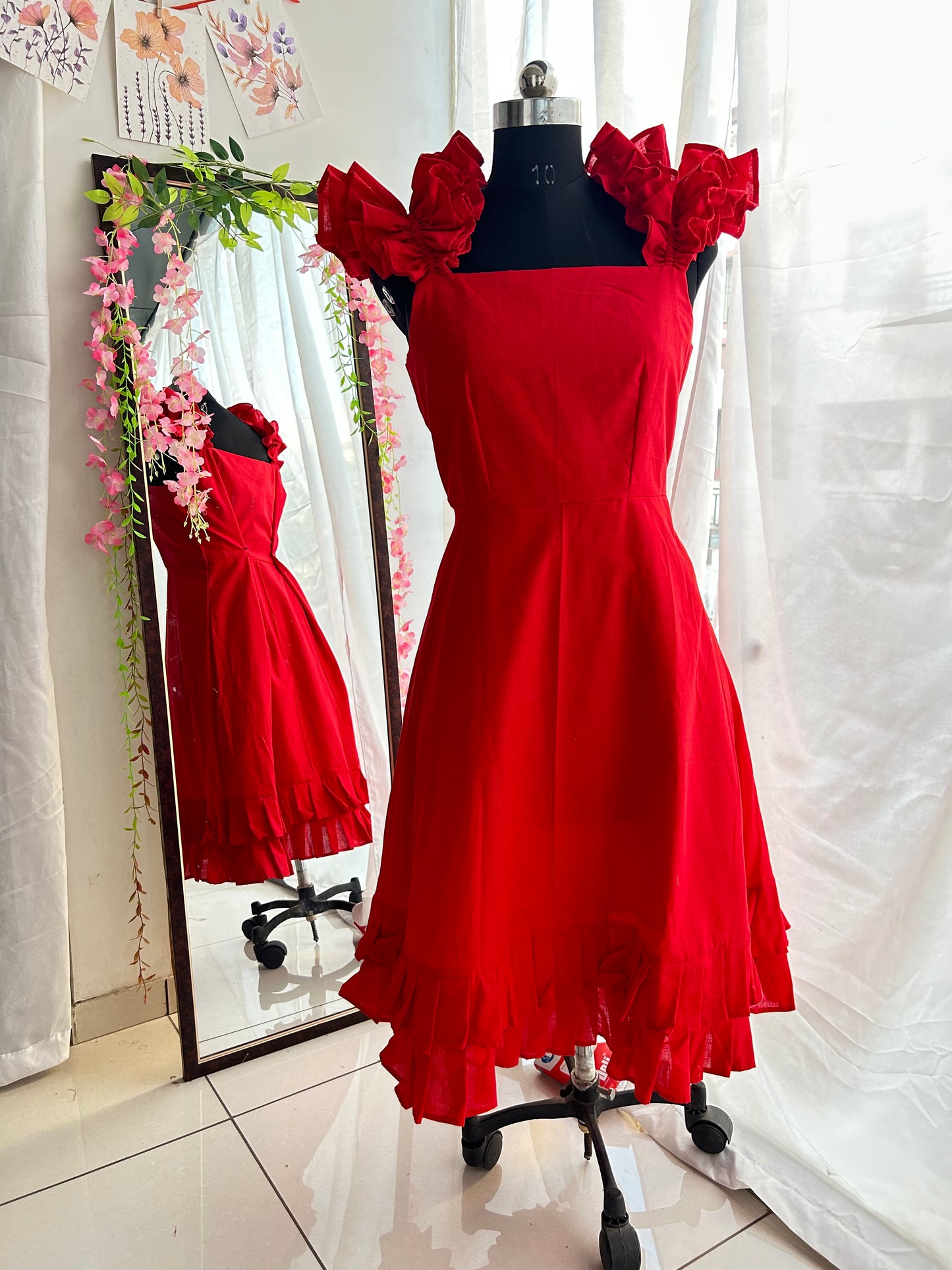 Red Camille Dress