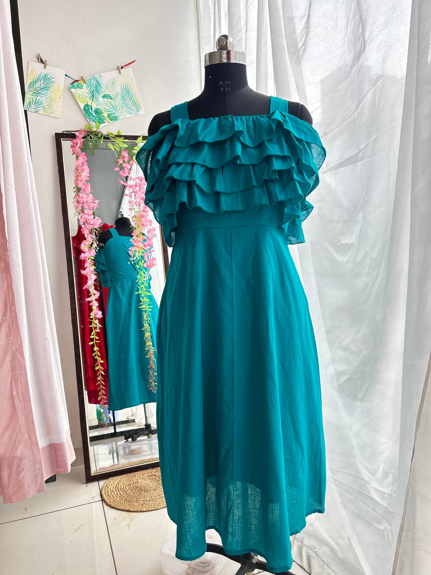 Teal Stella Dress