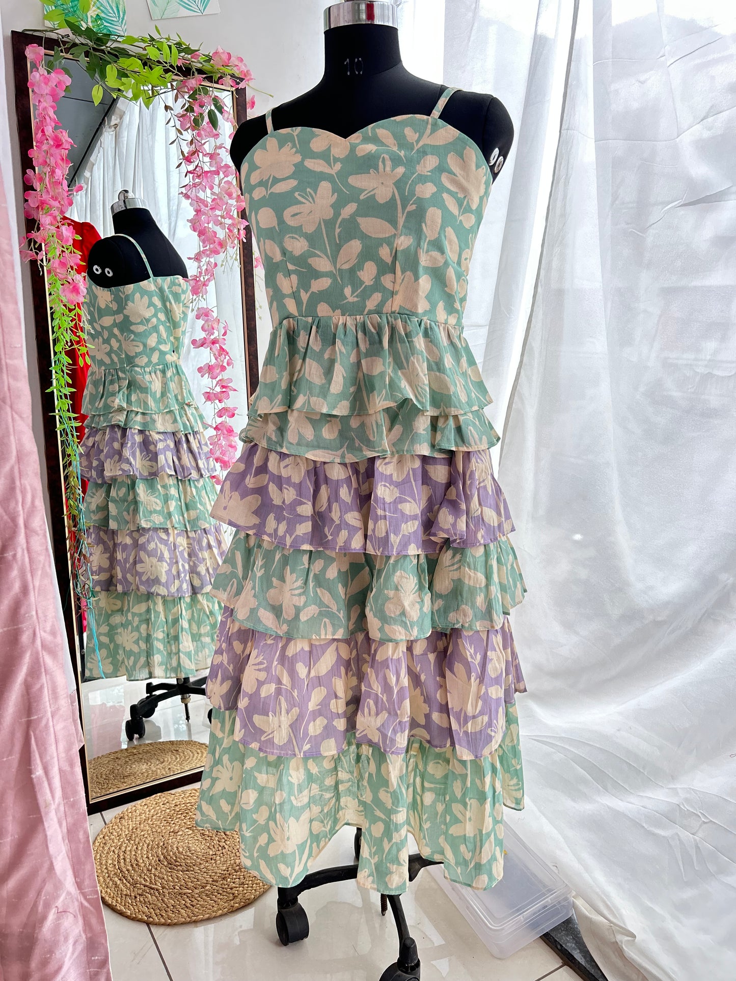 Purple Green Chelsea Skirt