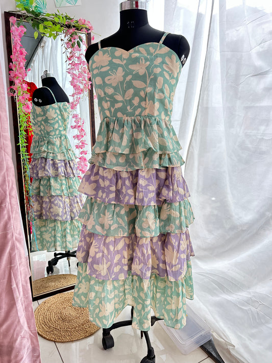 Purple Green Chelsea Skirt