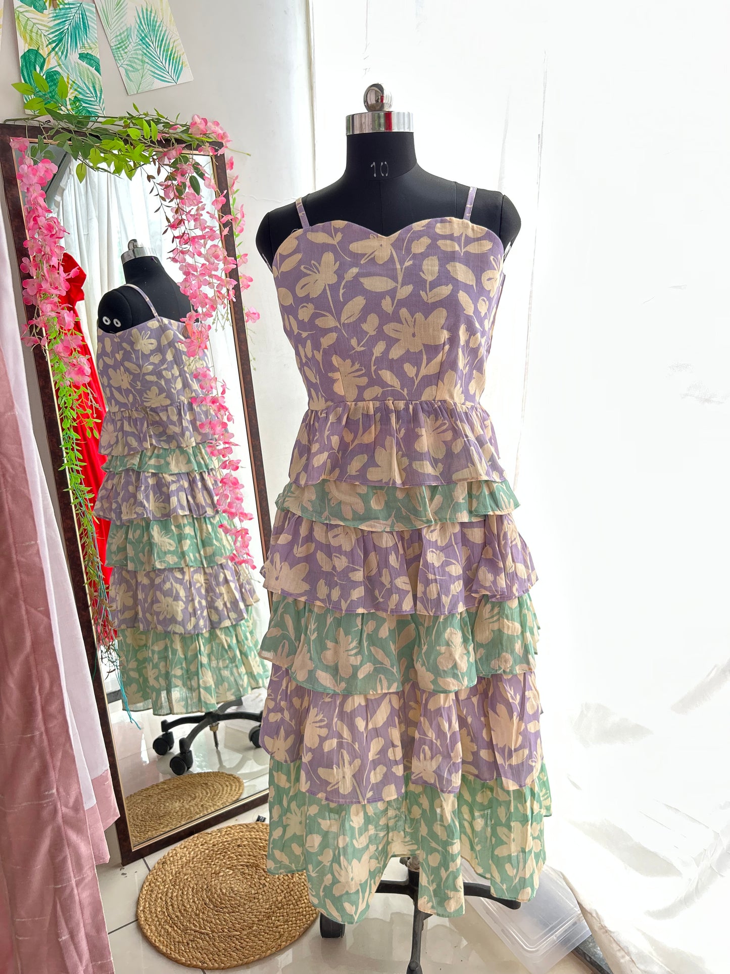 Purple Green Chelsea Skirt