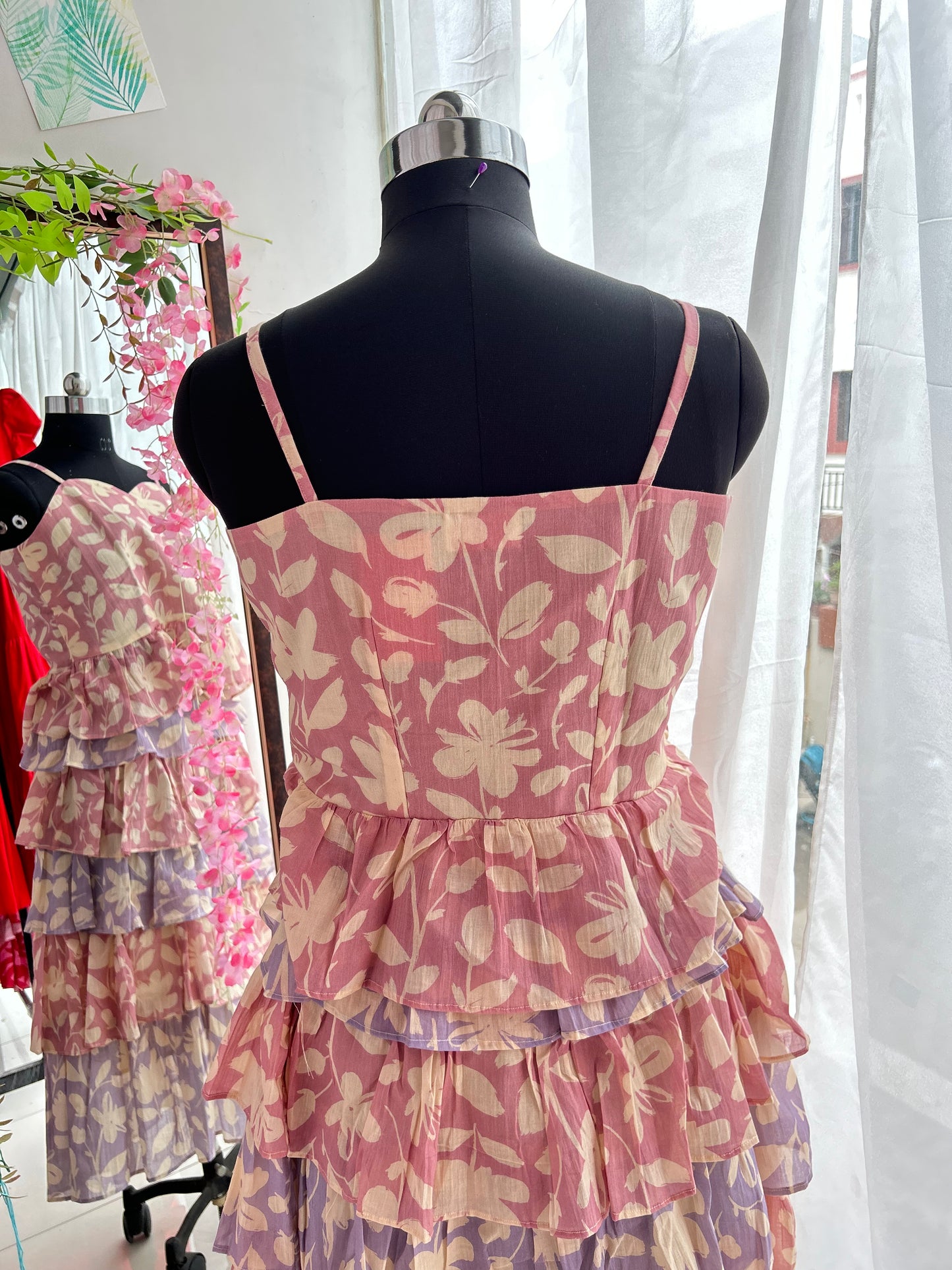 Pink Purple Chelsea Skirt Set