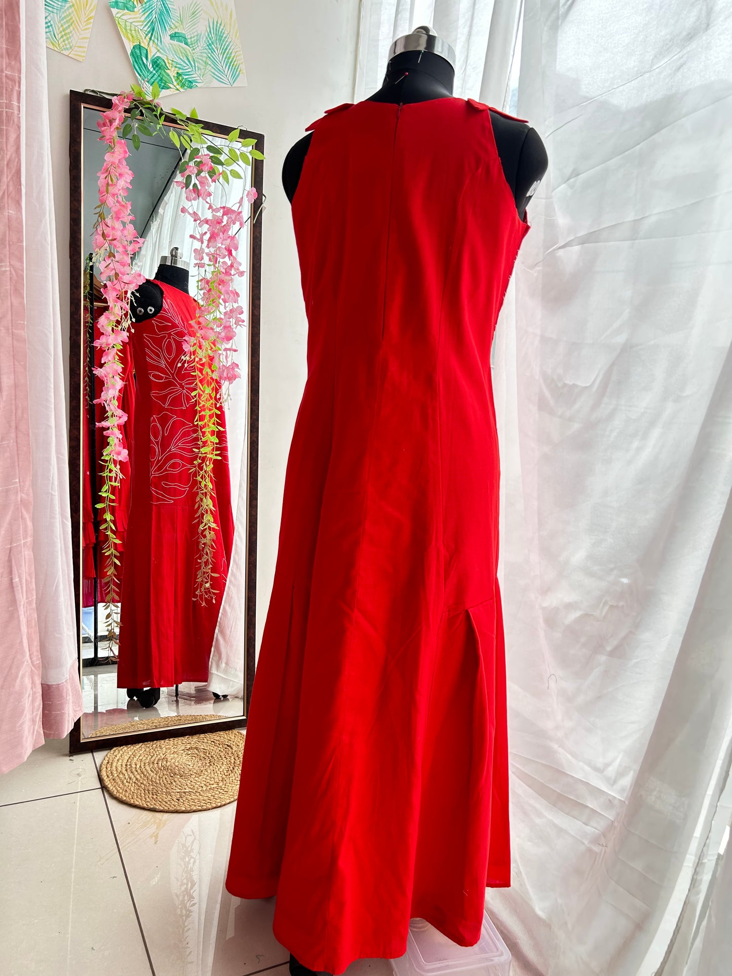 Esmarelda Embroidered Princess A line Dress