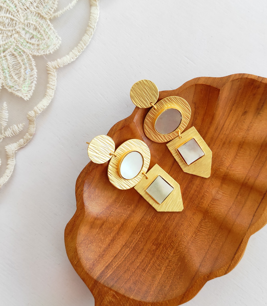 Jagriti real MoP earrings