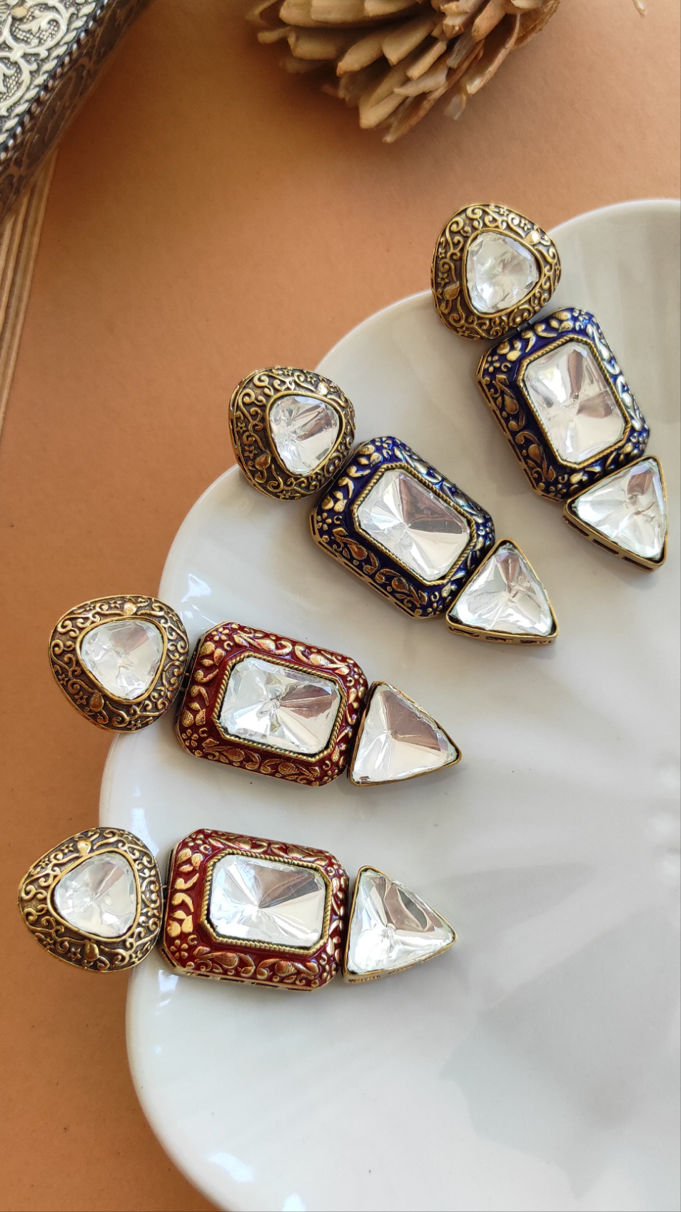 Fiona Moissanite studs