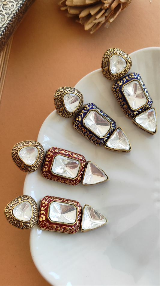 Fiona Moissanite studs