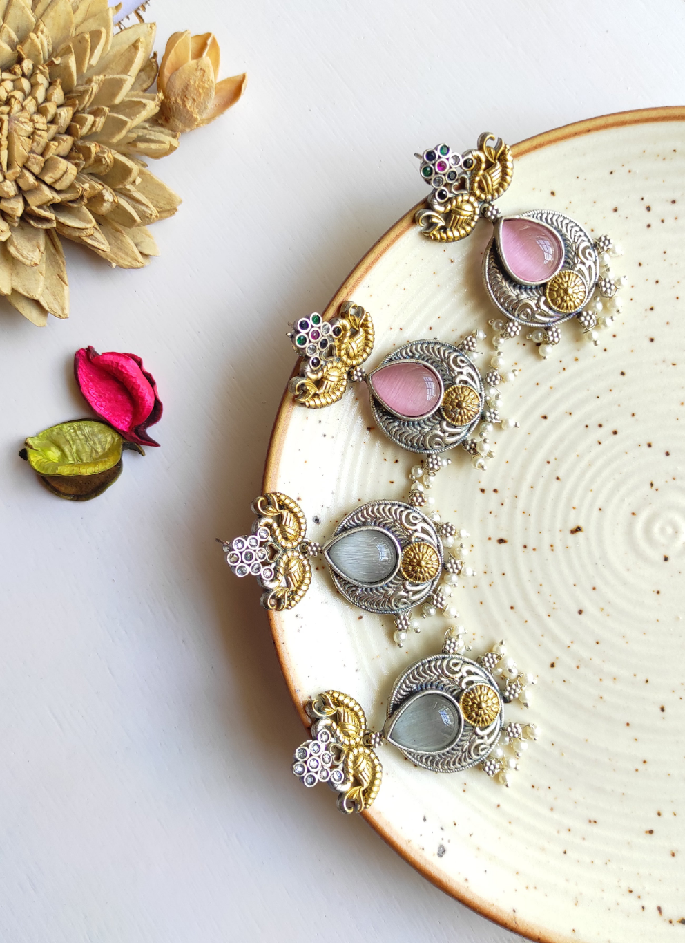 Sukanya dualtone earrings