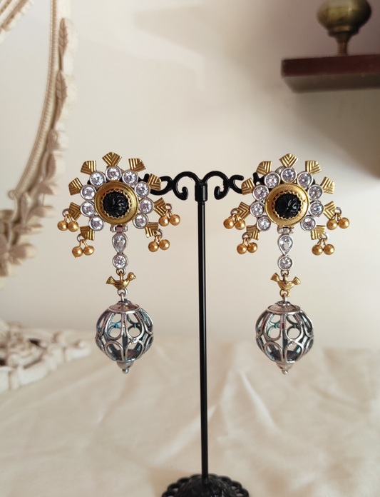 Black contemporary Jhumka