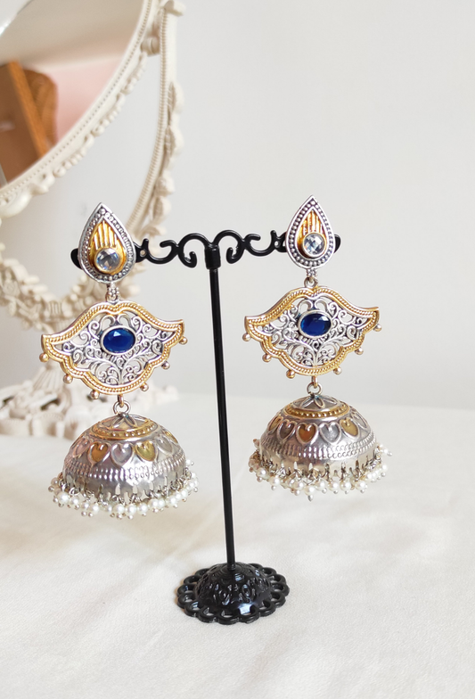 Rajni dual tone Jhumka