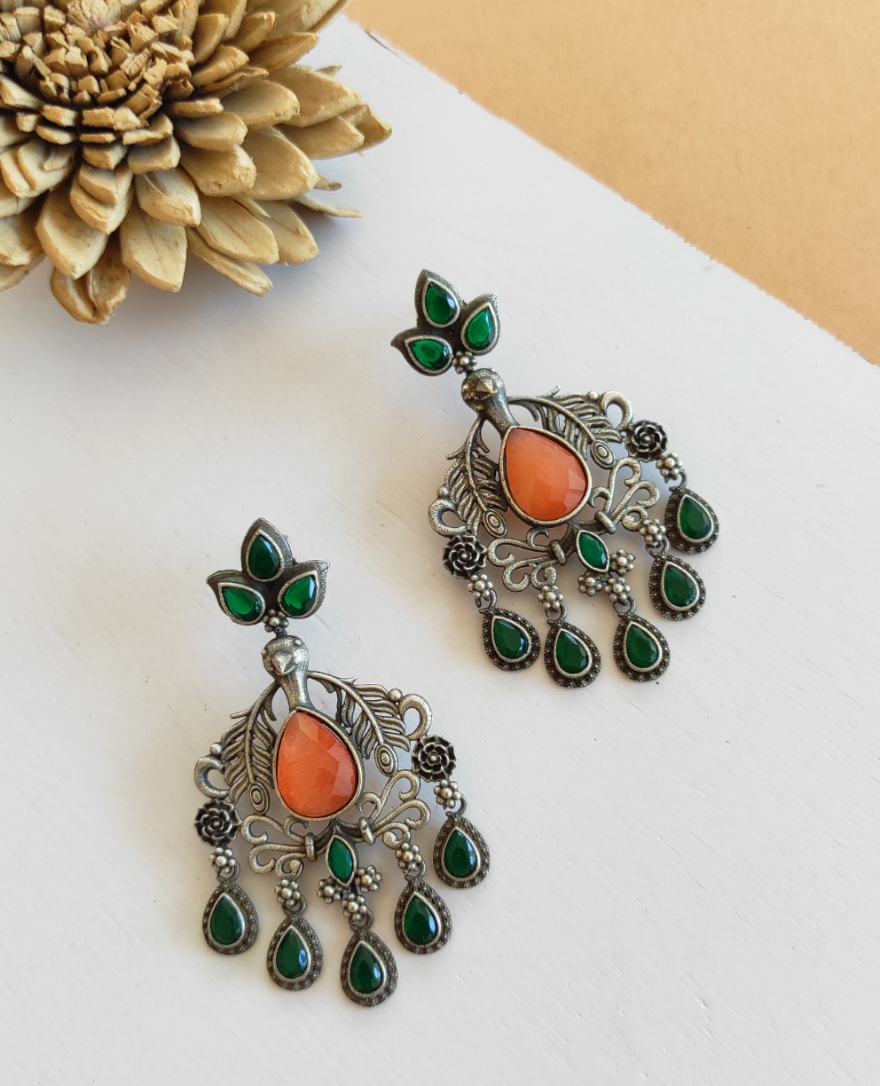 Parita silver earrings
