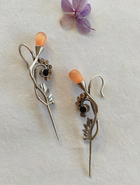 Silvee needle earcuffs