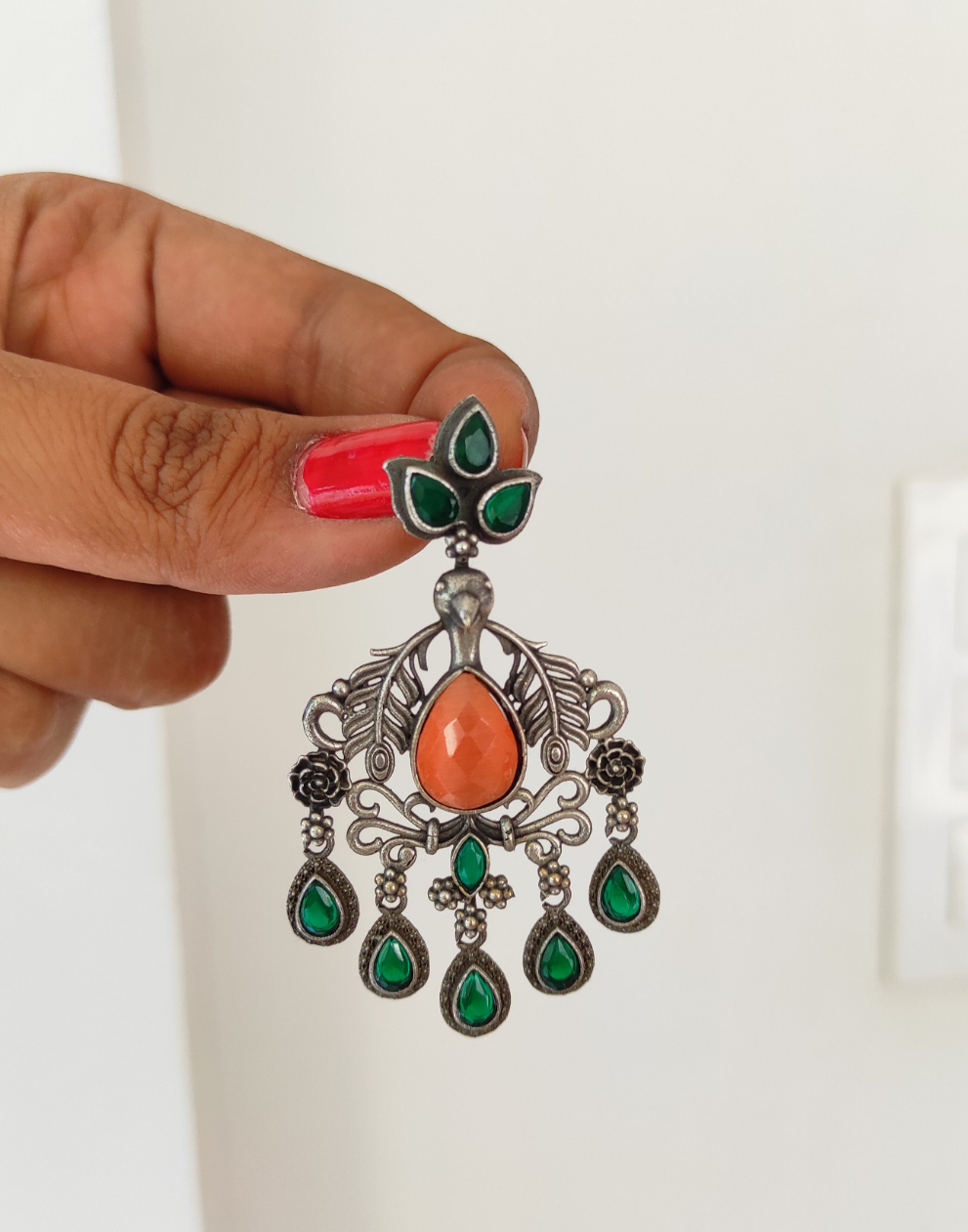 Parita silver earrings