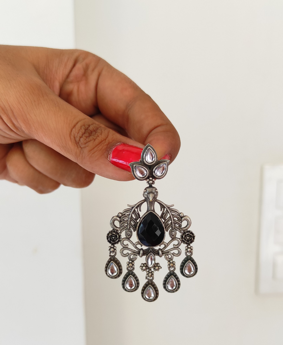 Parita silver earrings