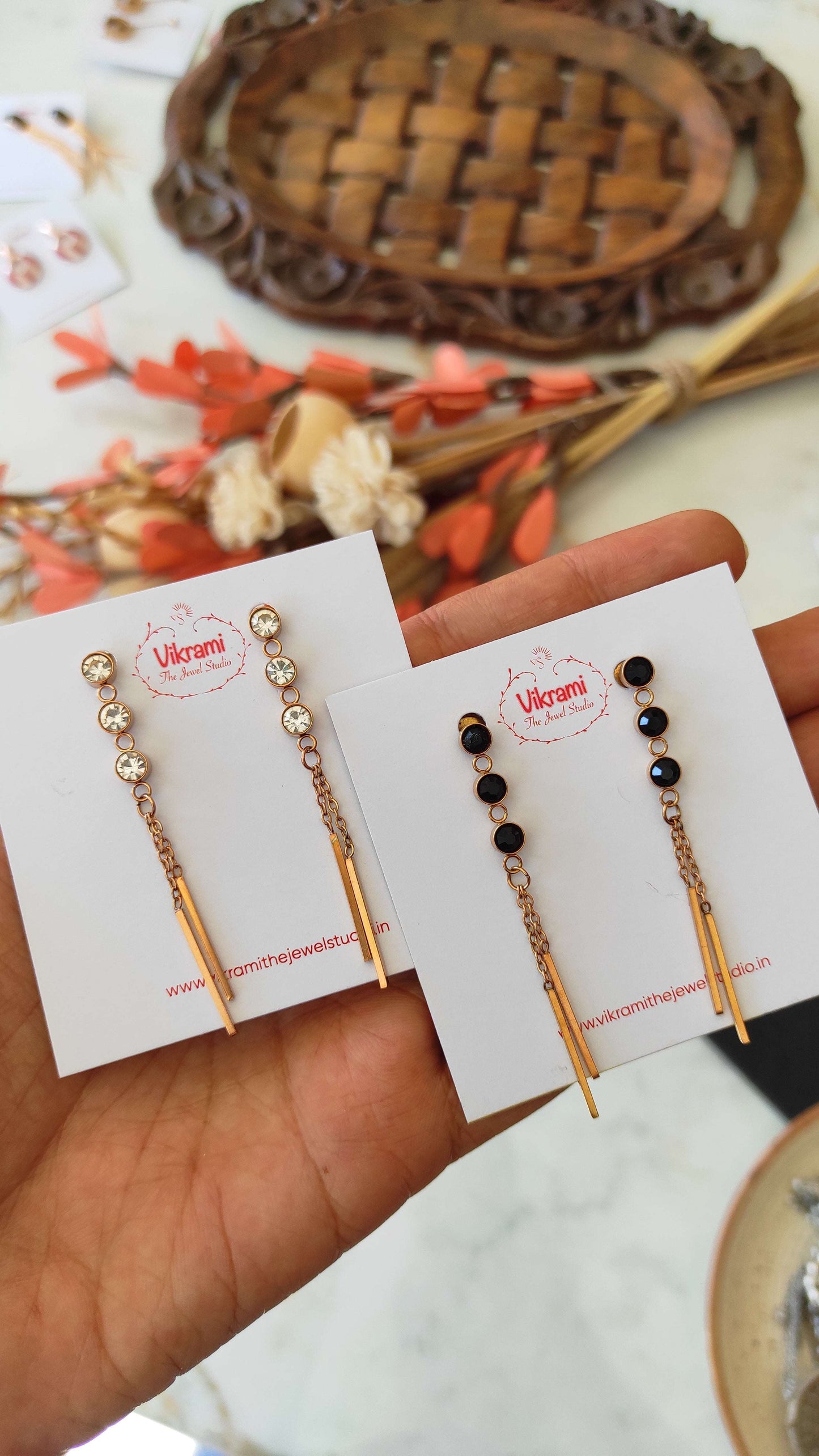 Fringe earrings