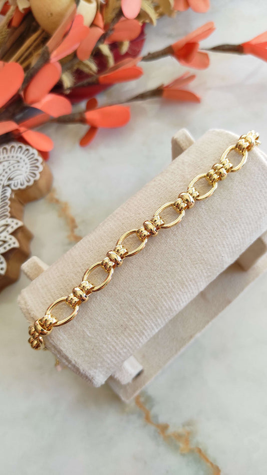Gloria link bracelet anti tarnish