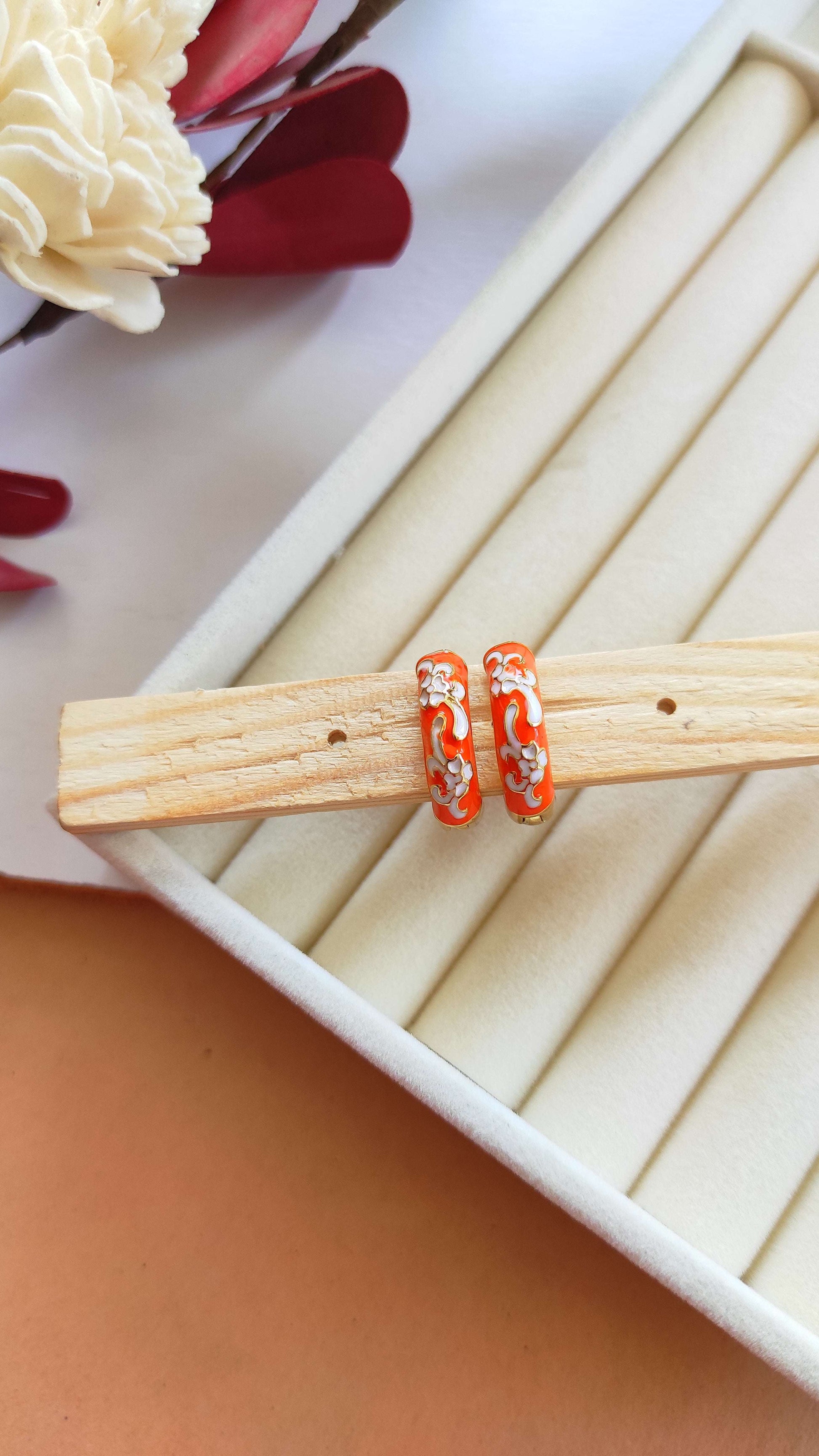 Enameled Hoops 001