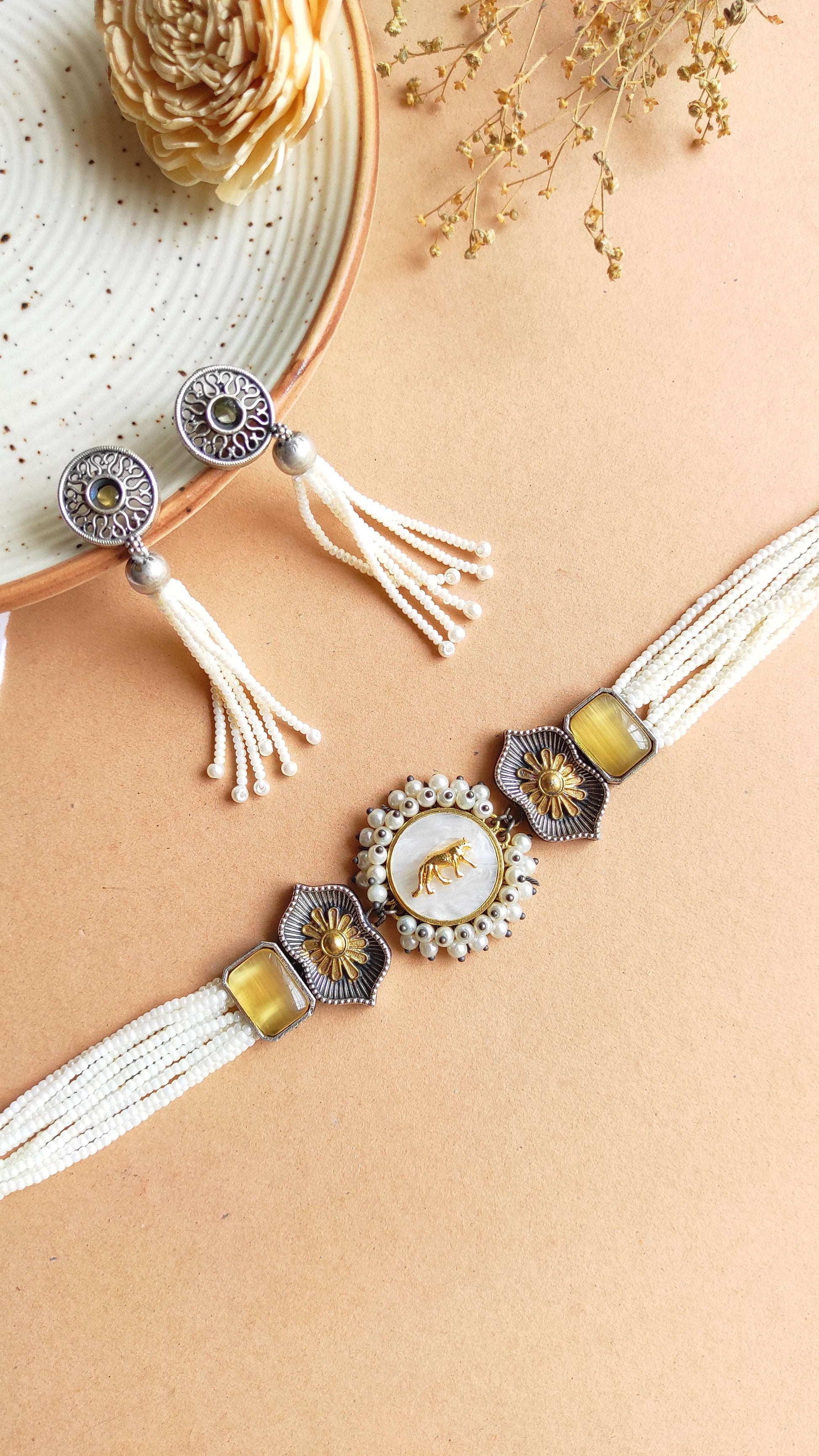 Ashwini choker necklace set