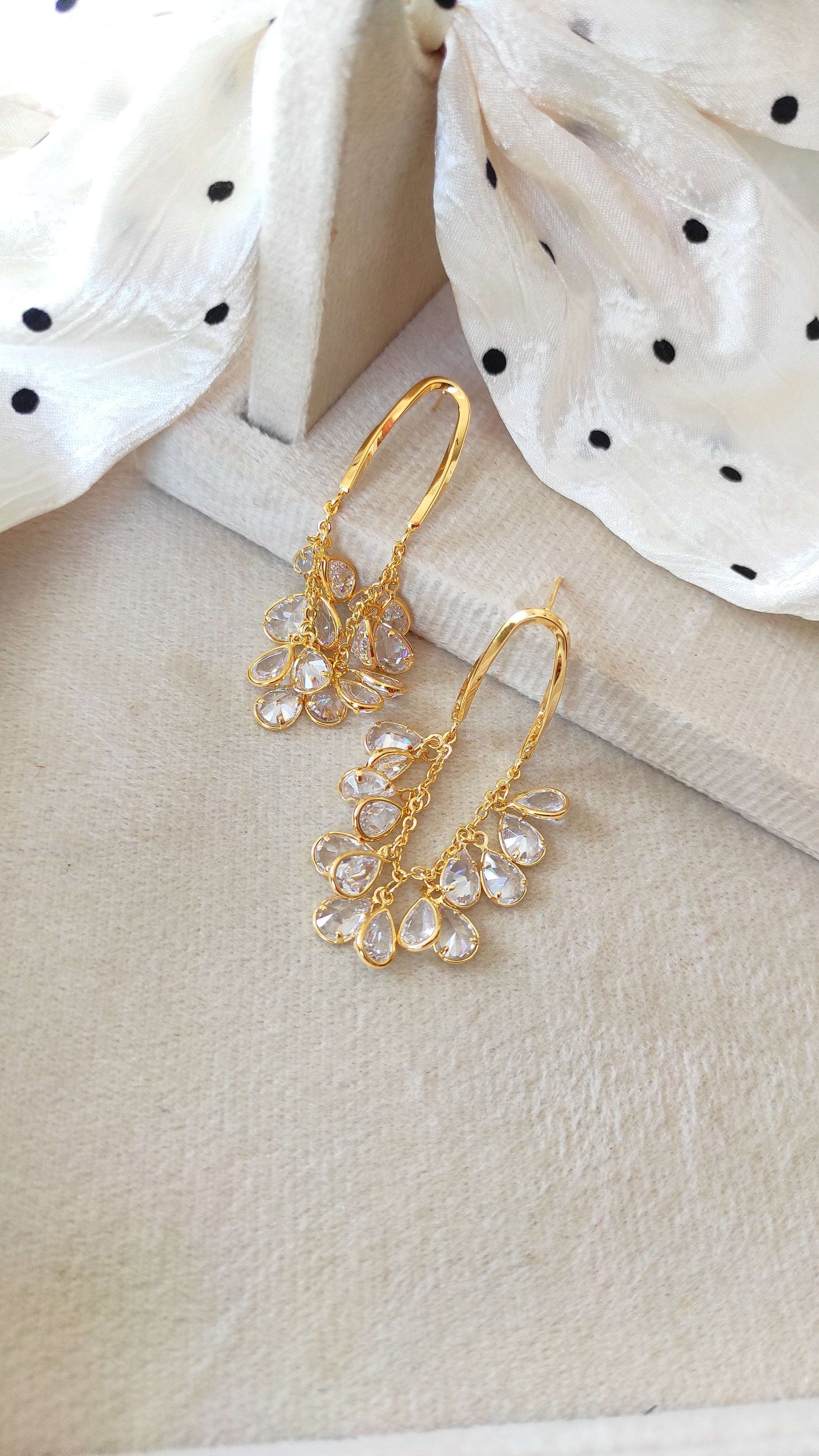 Diamonds hanging Earrings