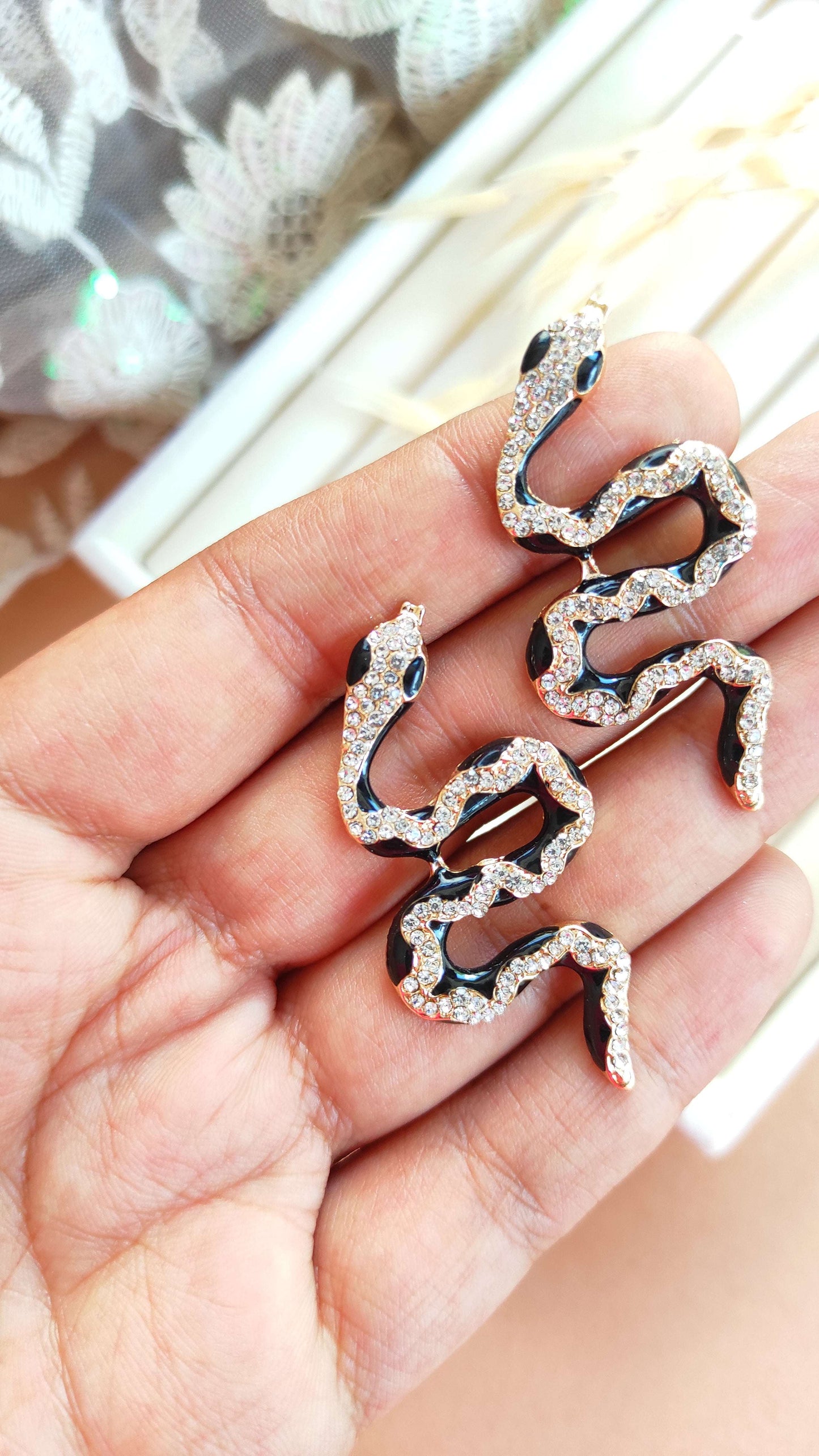 Quirky Snake Stud Earrings