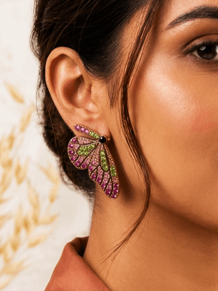 Quirky Butterfly Wing Studs