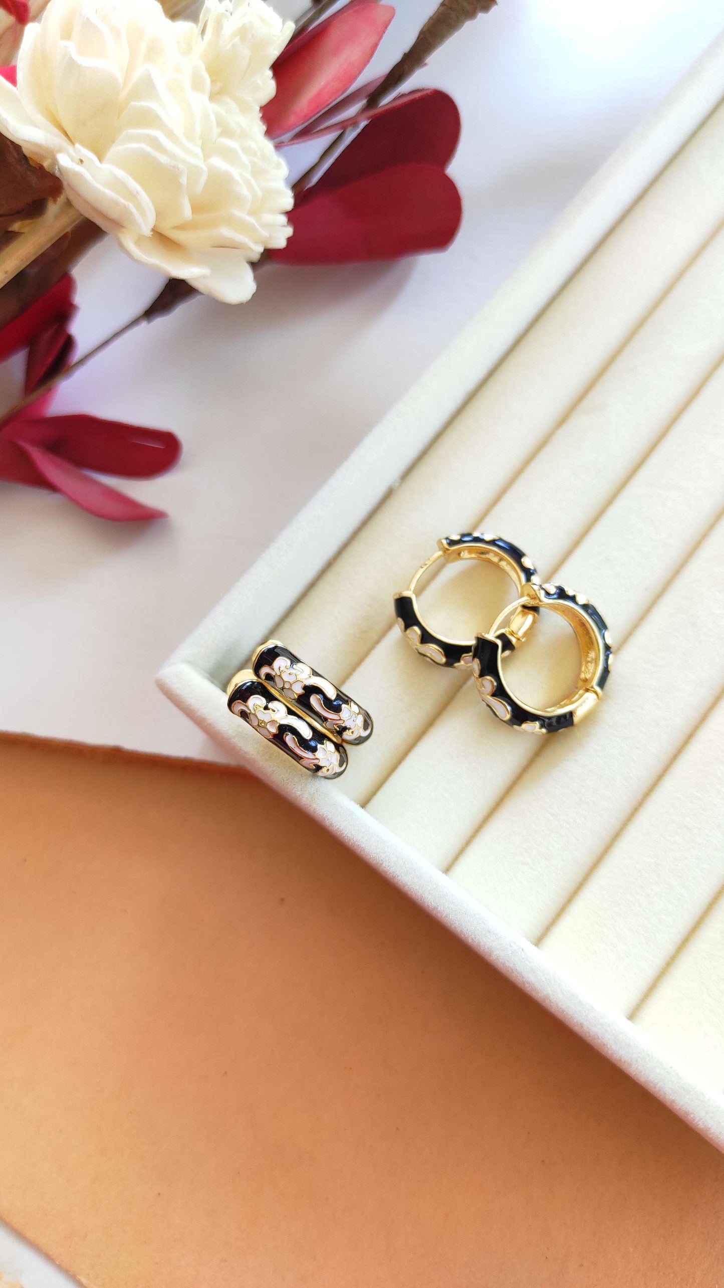 Enameled Hoops 001